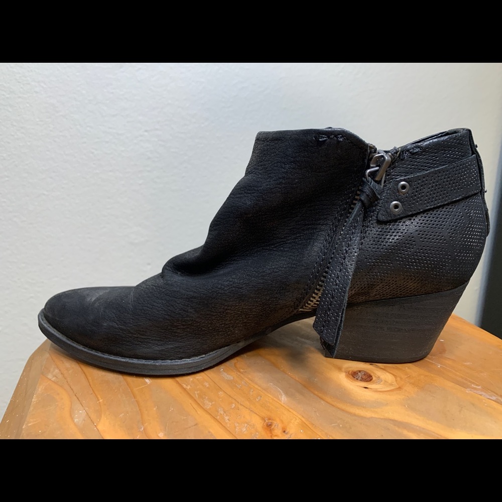 Dolce Vita Black Leather Booties